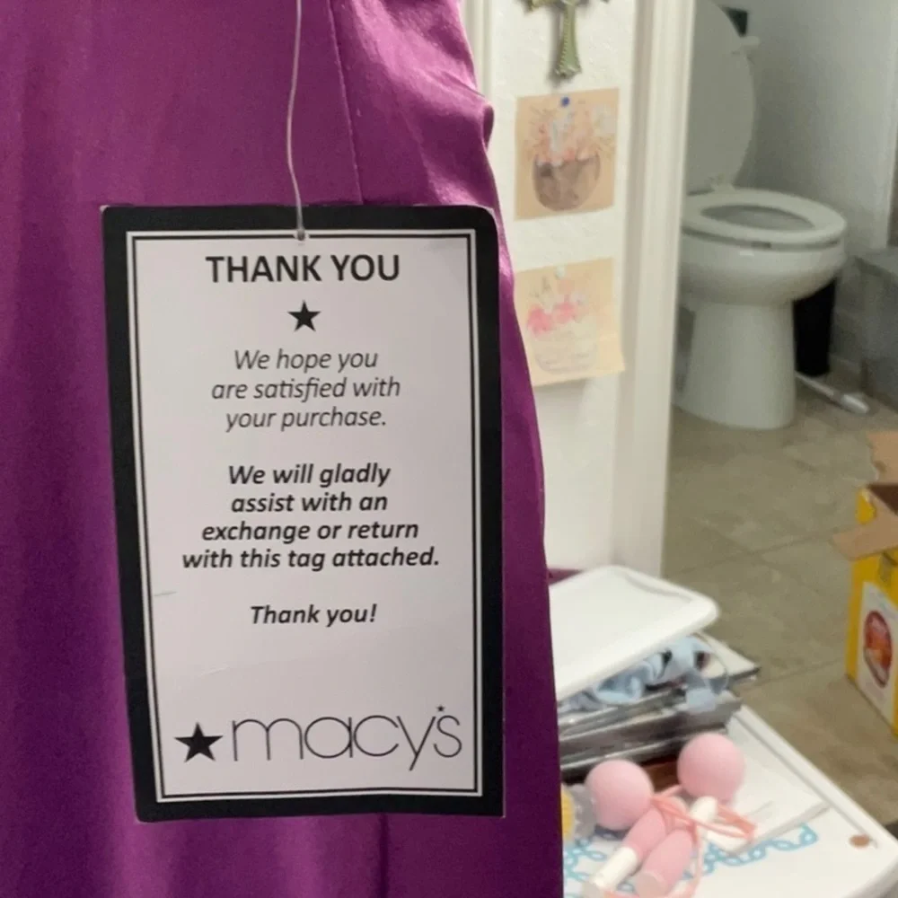 174- City Studios NWT Size 11 Orchid Fuscia Scoop Neck Prom Dress.